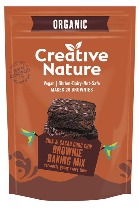 Creative Nature Org Chia and Cacao Brownie Mix 400g