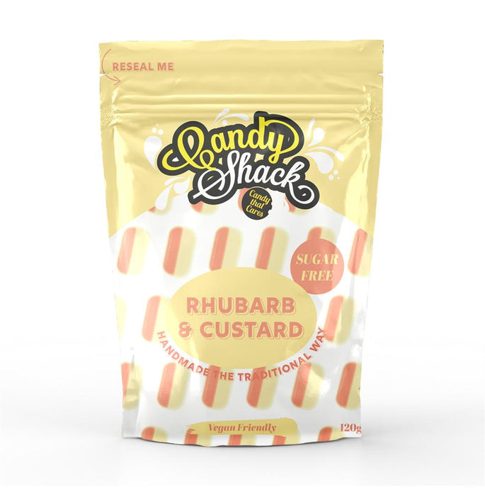 Candy Shack Sugar Free Rhubarb & Custard 120g
