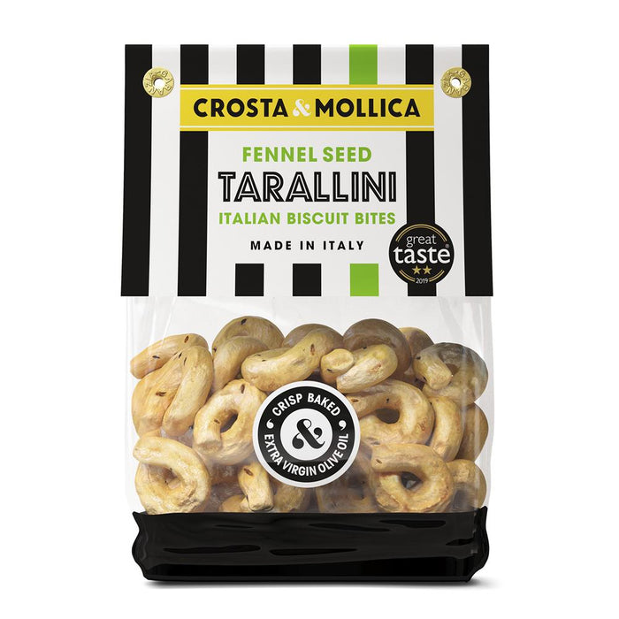 Crosta and Mollica Italian Tarallini Fennel Seed 180g