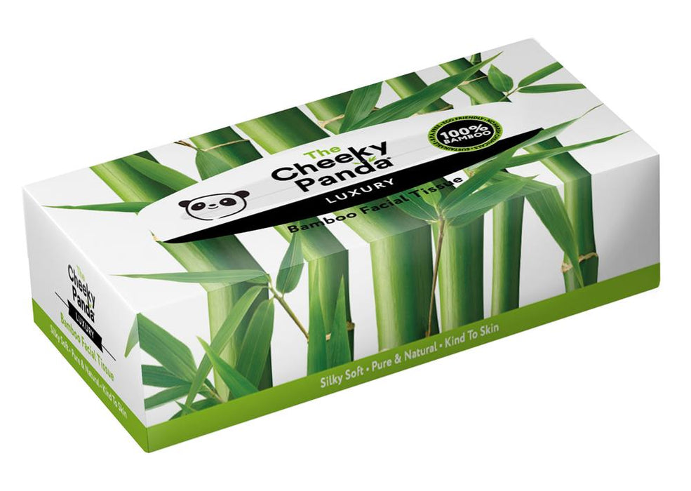 Cheeky Panda Bamboo Facial Tissue Flat Box 1 Box