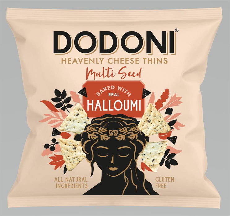 Dodoni Halloumi Mix Seed Thins 22g