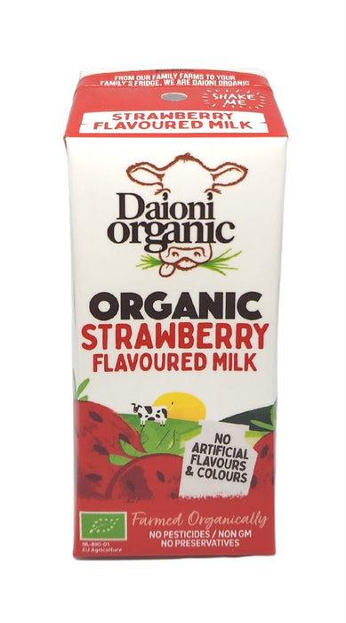 Daioni Organic Strawberry Milk 200ml