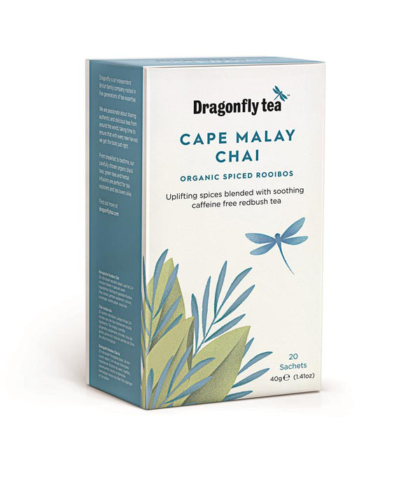 Dragonfly Tea Cape Malay Chai Spiced Rooibos 20 Bags