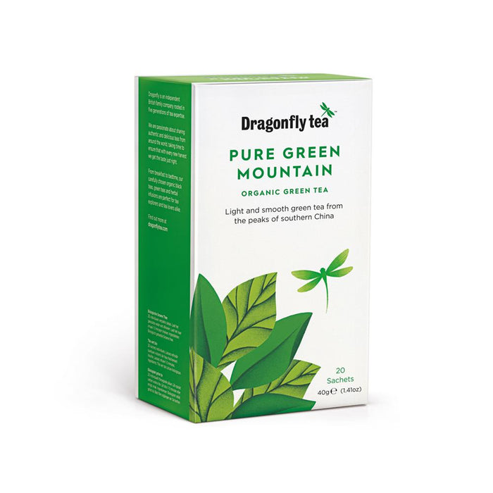 Dragonfly Tea Pure Green Mountain Green 20 Bags