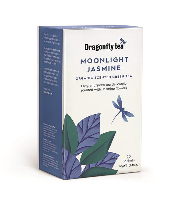 Dragonfly Tea Moonlight Jasmine Green 20 Bags