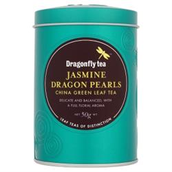 Dragonfly Tea Leaf Jasmine Pearls Green Tea 50g