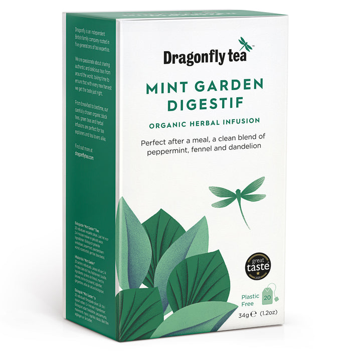 Dragonfly Tea Mint Garden Digestif 20 Bags