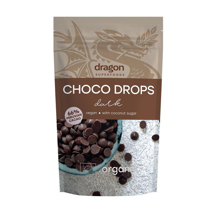 Dragon Superfoods Dark Choco Drops 200g