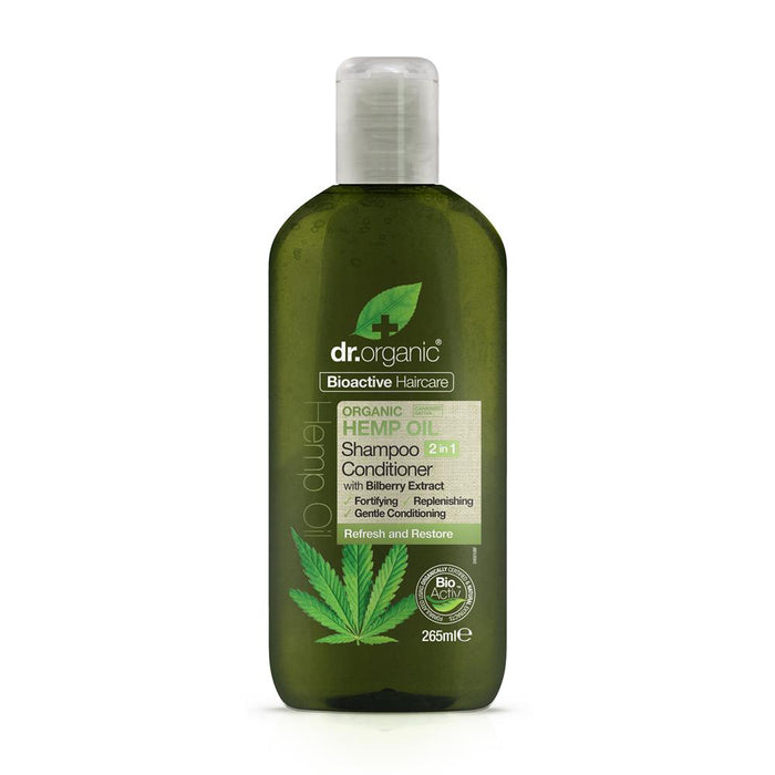 Dr Organic Hemp 2 In 1 Shampoo & Conditioner 265ml