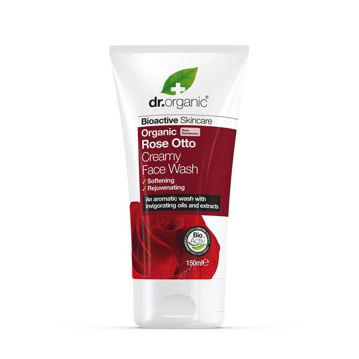 Dr Organic Rose Otto Face Wash 150ml