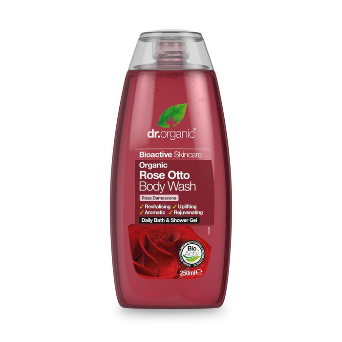 Dr Organic Rose Otto Body Wash 250ml