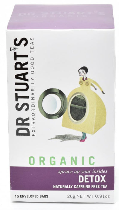 Dr Stuarts Organic Detox Herbal Tea 15bag