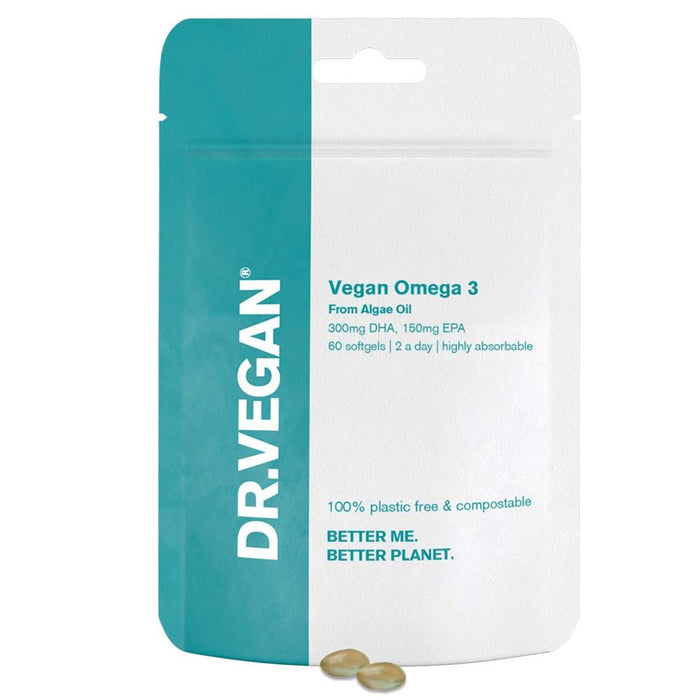Dr Vegan Vegan Omega 3 60 Gel Capsules