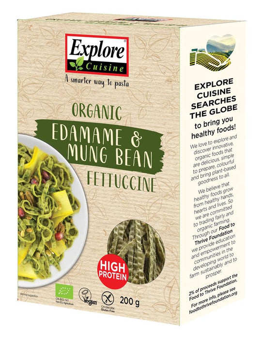 ExploreCuisine Edamame & Mung Bean Fettuccine 200g
