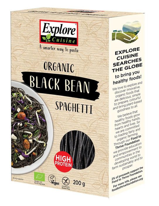 Explore Cuisine Black Bean Spaghetti 200g