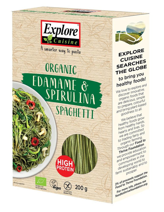 Explore Cuisine Edamame & Spirulina Spaghetti 200g