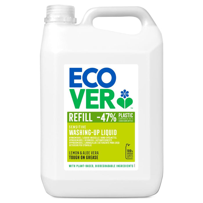 Ecover Washing Up Liquid Lemon/Aloe Vera 5L