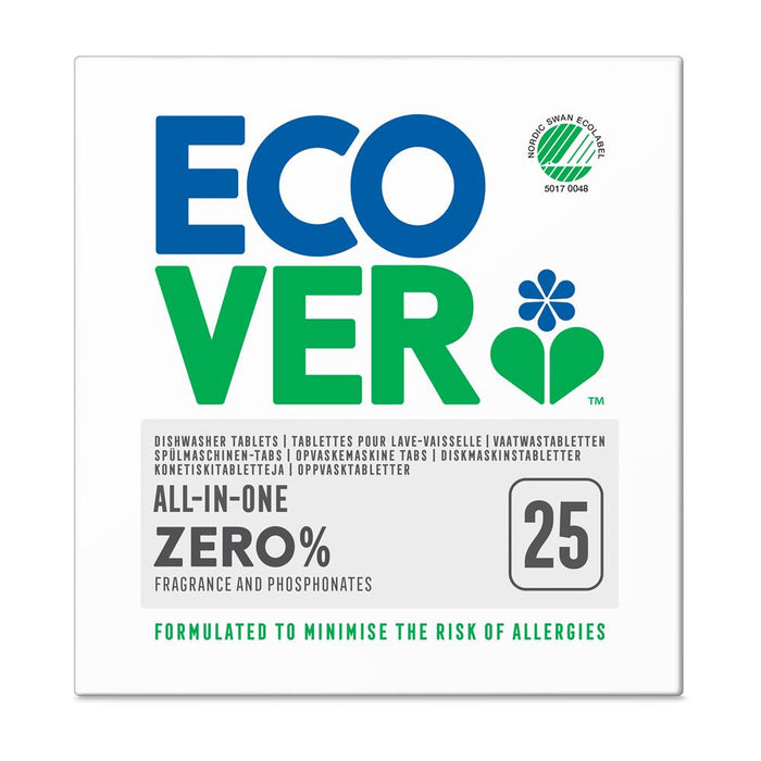 Ecover Zero All In One Dish Tabs 25 tablet