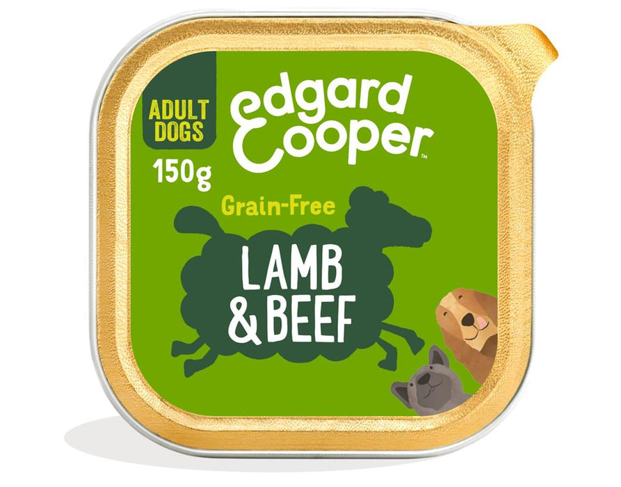 Edgard and Cooper Lamb & Beef Tray for Dogs 150g