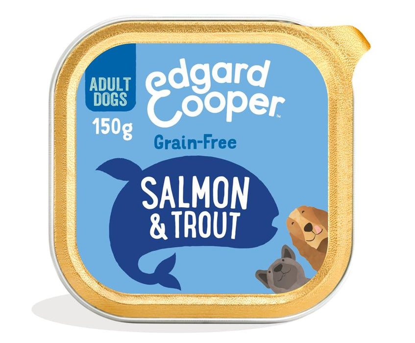 Edgard and Cooper Salmon & Trout Tray for Dogs 150g