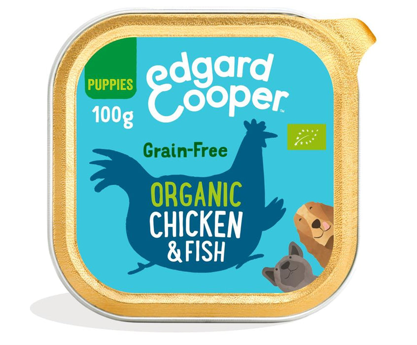 Edgard and Cooper Chicken Fish Tray for Puppies 100g