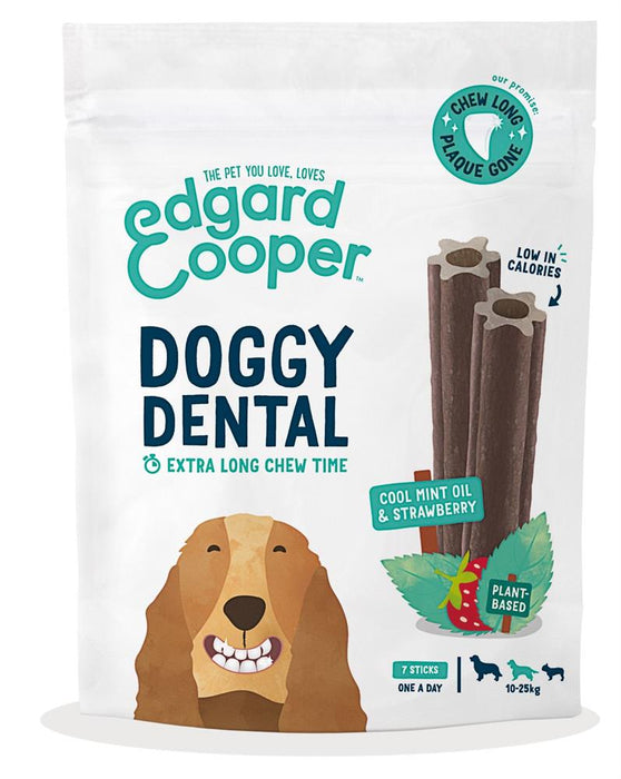 Edgard and Cooper Dog Dental Strawberry & Mint L 7sticks