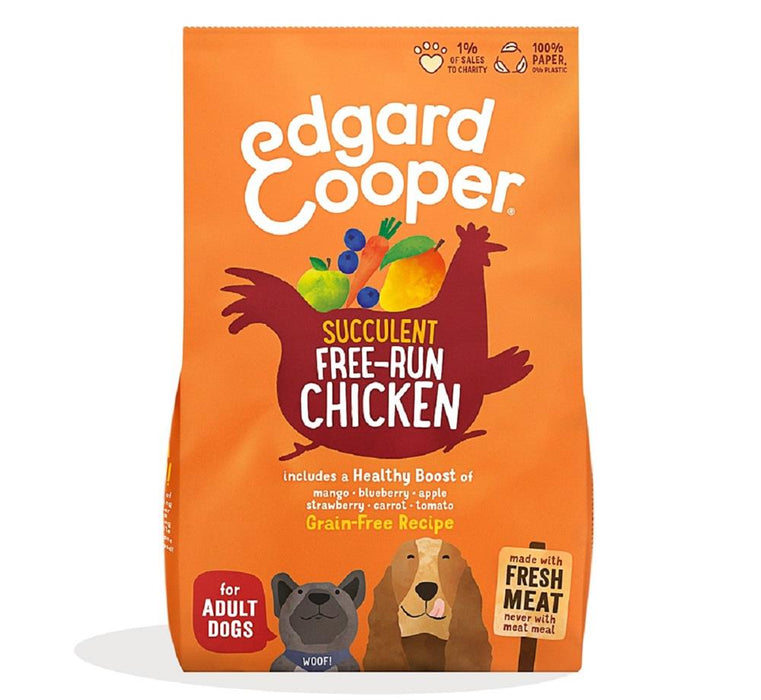 Edgard and Cooper Dry Dog Food Free Run Chicken 1kg