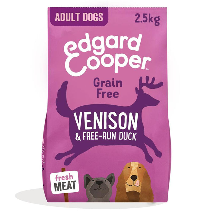 Edgard and Cooper Dry Dog Food Venison & Duck 2500g