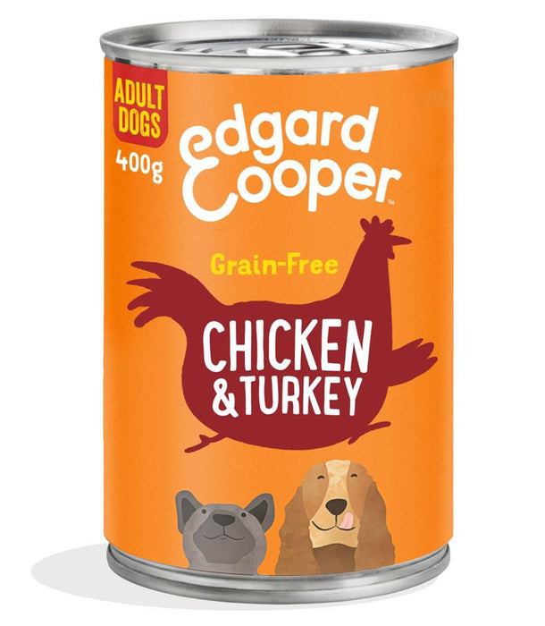 Edgard and Cooper Wet Dog Food Chicken & Turkey 400g