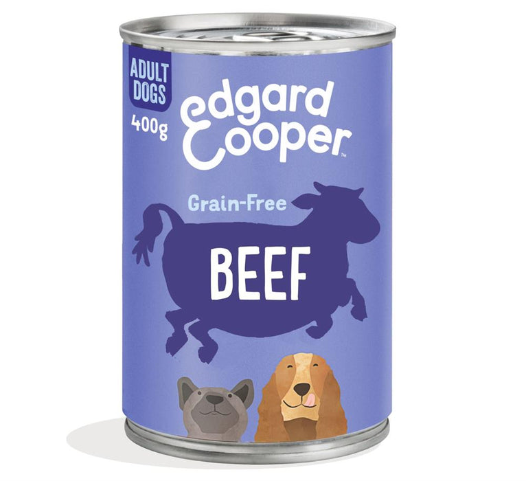 Edgard and Cooper Wet Dog Food Beef & Beetroot 400g