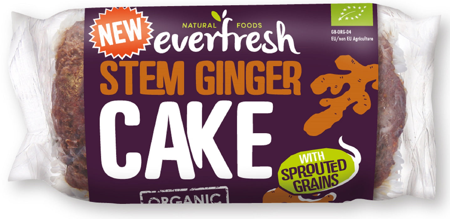 Everfresh Natural Foods Org Sprouted Stem Ginger Cake 350g