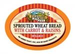 Everfresh Natural Foods Org Sprout Carrot Raisin Bread 400g