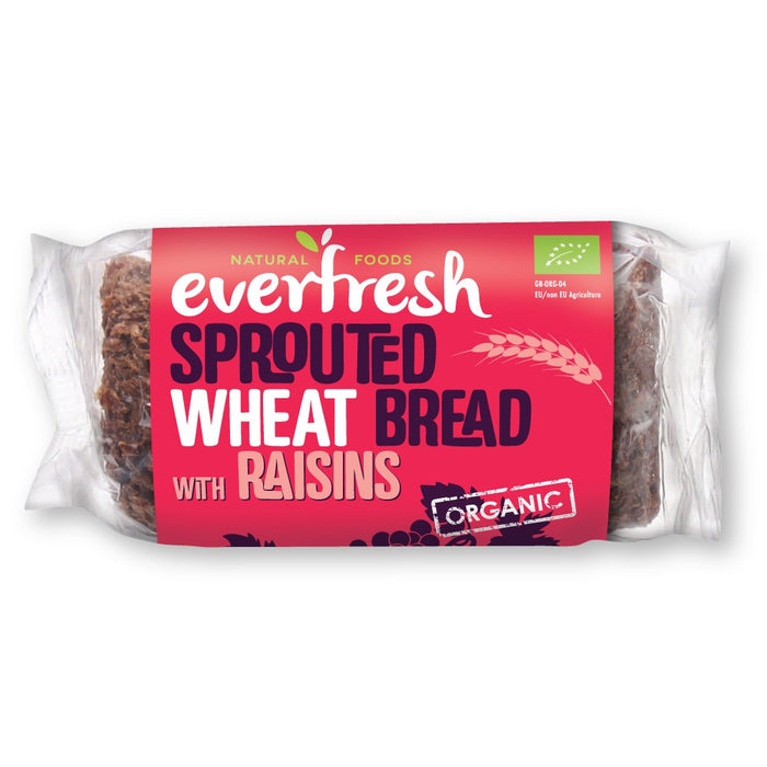 Everfresh Natural Foods Org Sprout Wheat Raisin Bread 400g