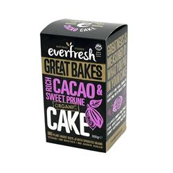 Everfresh Organic Cacao and Prune Cake 300g