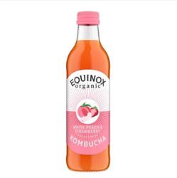Equinox Peach & Strawberry Kombucha 275ml