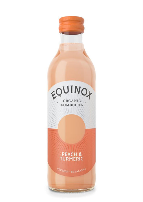 Equinox Kombucha - Peach & Turmeric 275ml