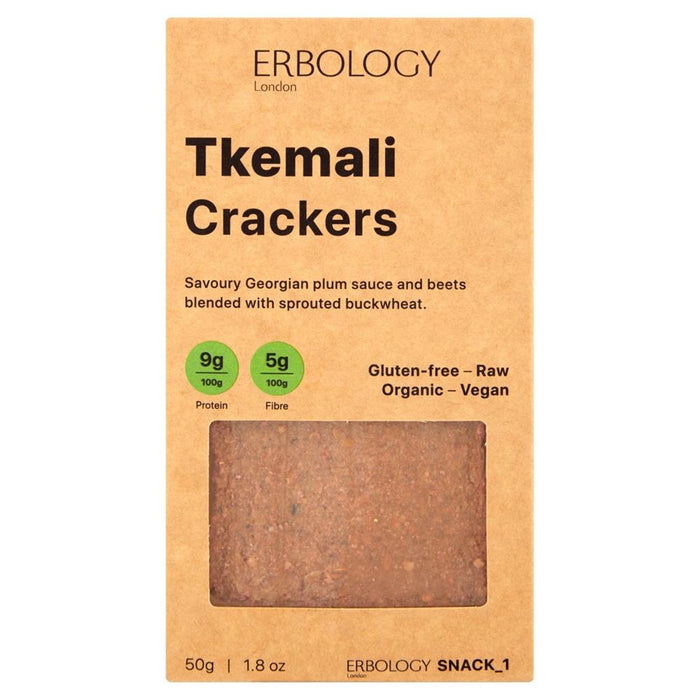 Erbology Tkemali Beetroot Crackers 50g