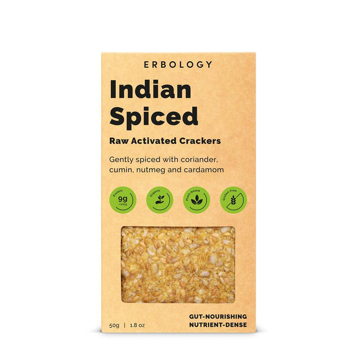 Erbology Indian Spiced Crackers 50g