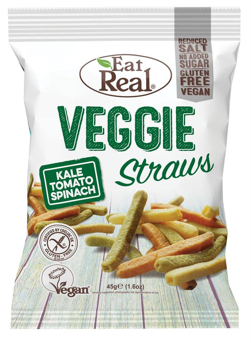 Eat Real Veggie Straws 45g