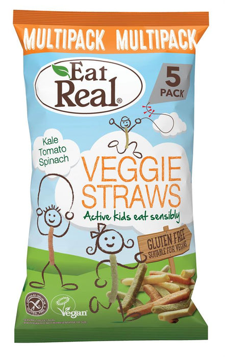 Eat Real Eat Real Kidzs Veggie Straws 100g