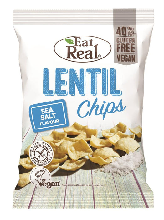 Eat Real Lentil Sea Salt Chips 22g