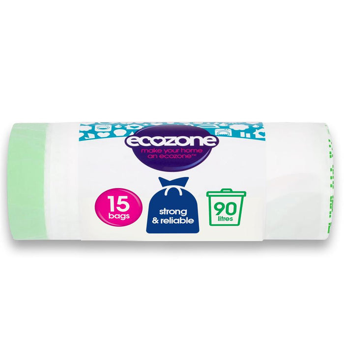 Ecozone Biodegradable 90L Bin Liners - 20 Bags