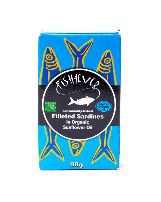 Fish4Ever Filleted Sardines in S/F Oil 90g