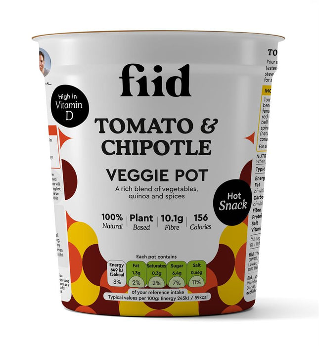 Fiid Tomato & Chipotle Veggie Pot 50g