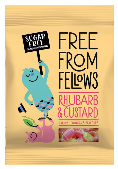 Free From Fellows Rhubarb & Custard 70g