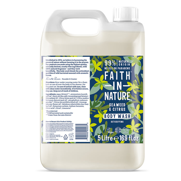 Faith in Nature Seaweed & Citrus Body Wash 5L