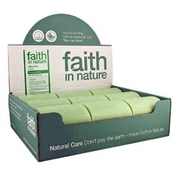 Faith in Nature Aloe Vera Soap Unwrapped 18 Box