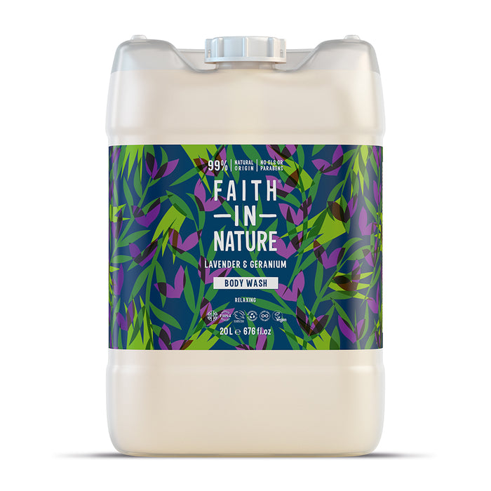 Faith in Nature Body Wash Lavender & Geranium 20L
