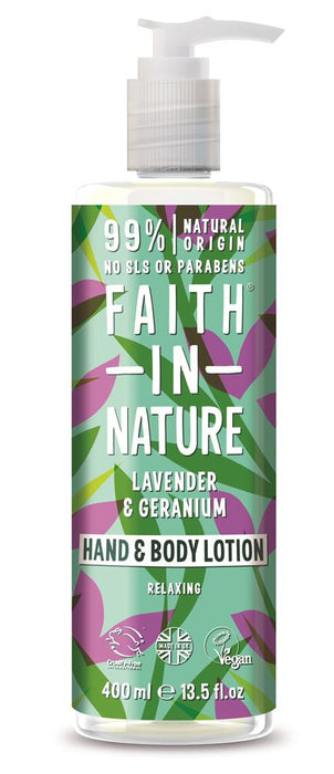 Faith in Nature Lavender & Geranium Lotion 400ml