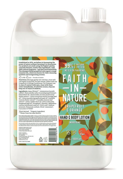 Faith in Nature Grapefruit & Orange Lotion 5L